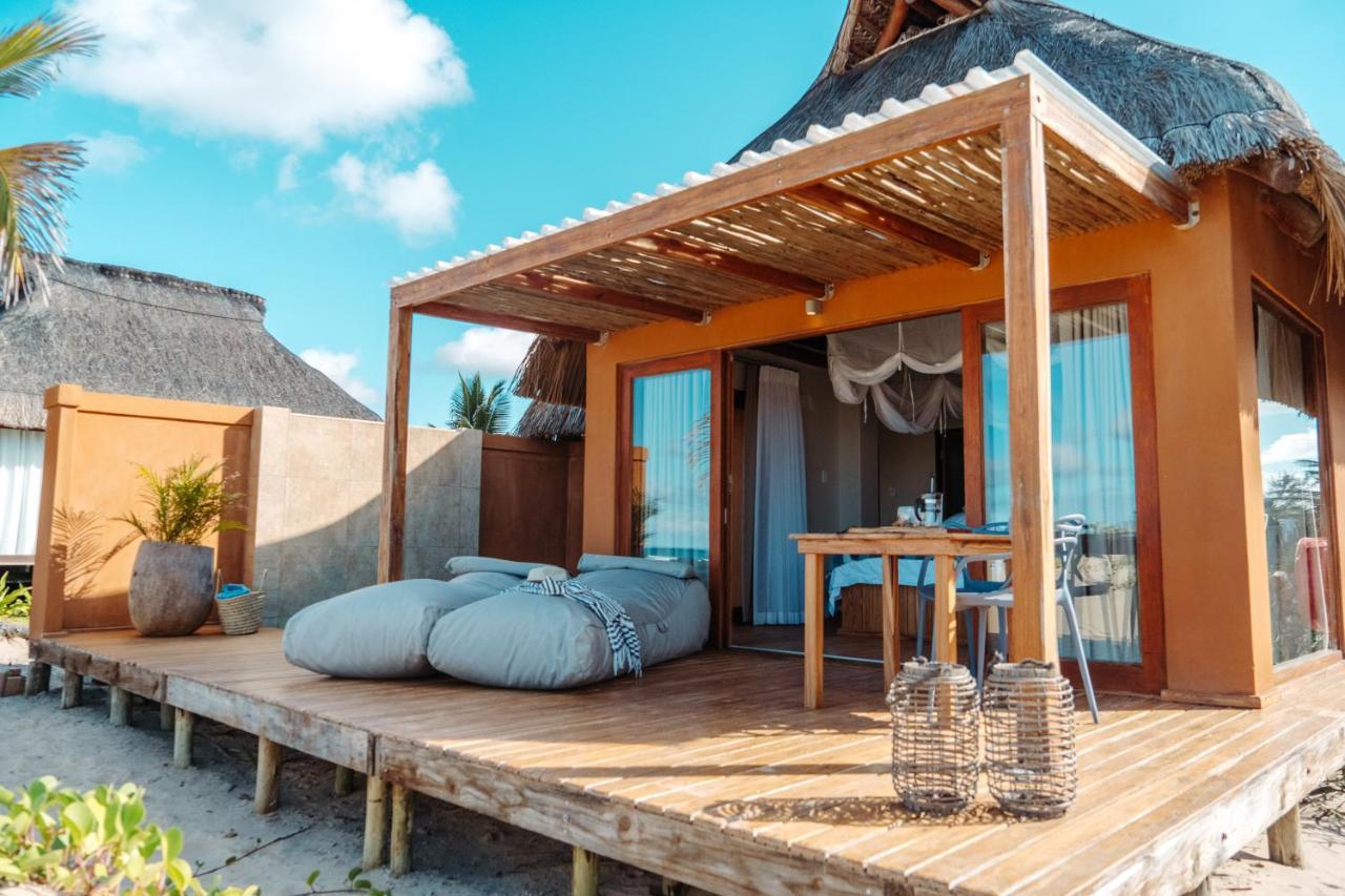 Eclectic Beach Retreat Cabo Nhamua Luaran gambar