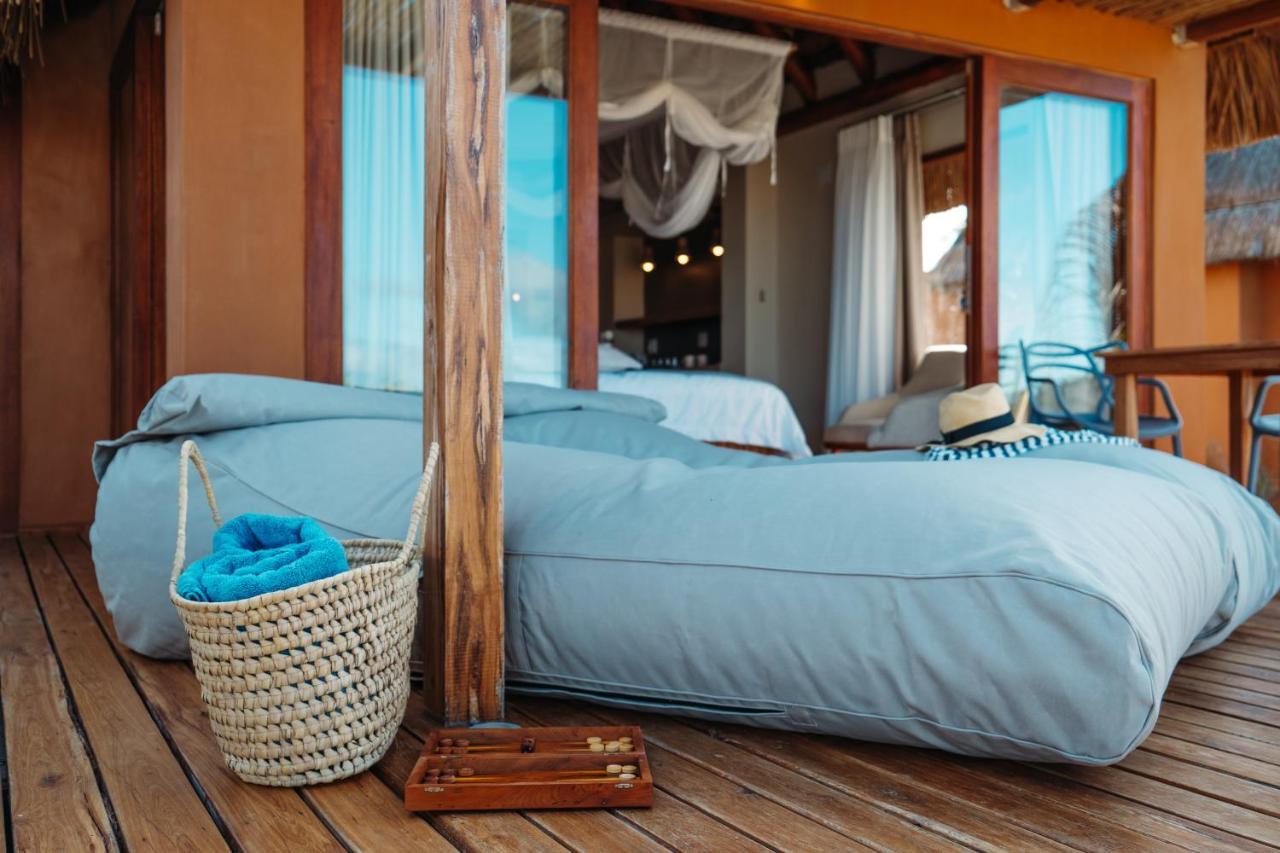 Eclectic Beach Retreat Cabo Nhamua Luaran gambar
