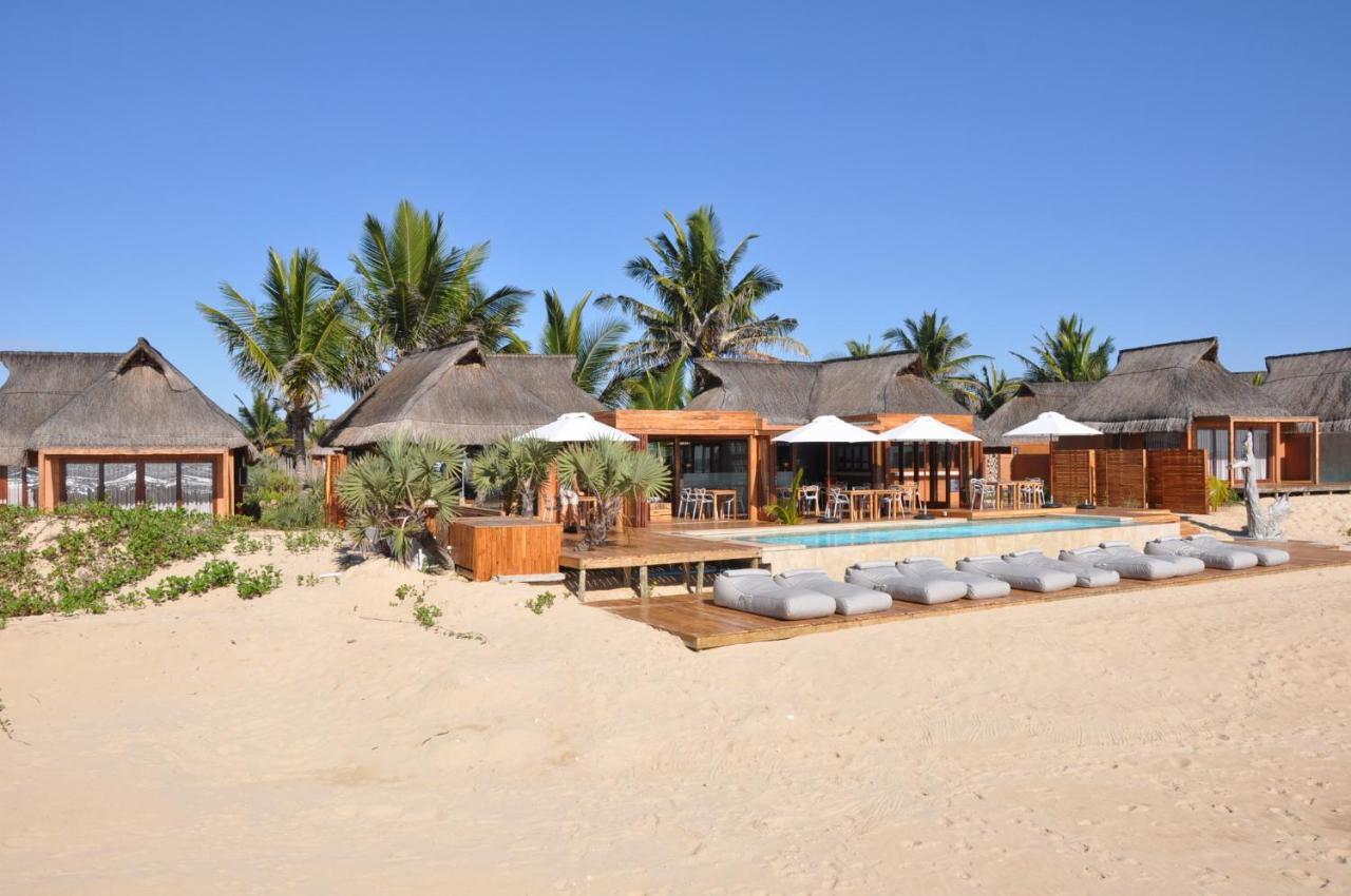 Eclectic Beach Retreat Cabo Nhamua Luaran gambar